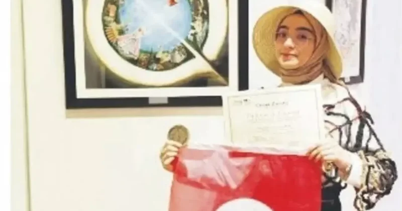 İmam hatipli ressamdan uluslararası başarı
