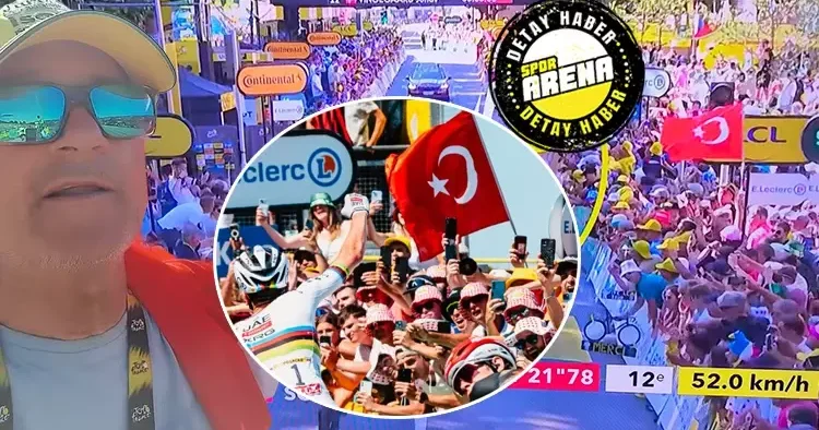 Tour de France taki Türk bayraklı kişi nin kim olduğu ortaya çıktı! Sosyal medyada merak konusu olmuştu