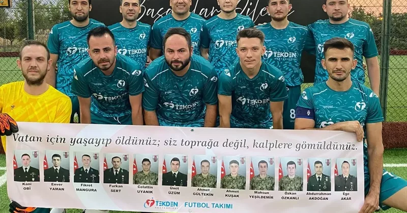 Şehitleri unutmadılar, sadece galibiyet değil gönülleri de aldılar