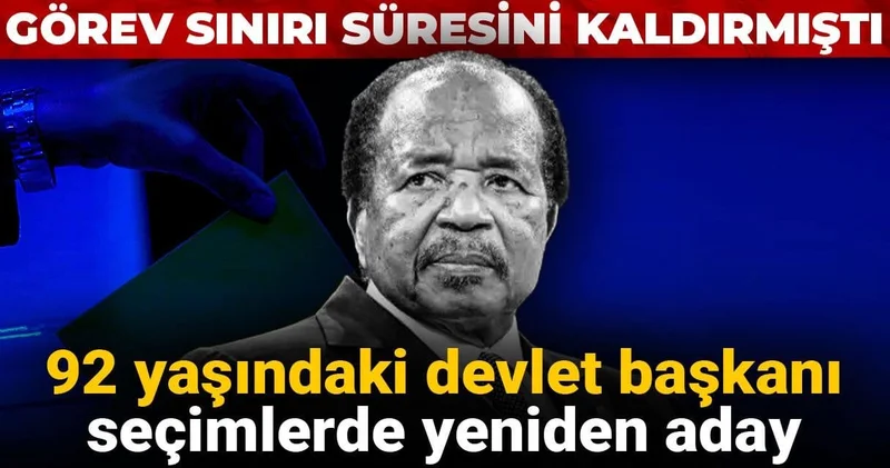 Görev sınırı süresini kaldırmıştı! 92 yaşındaki devlet başkanı seçimlerde yeniden aday