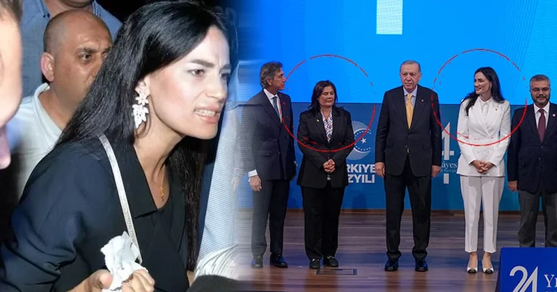 Arşivden çıkan fotoğraf gündem oldu! AKP li Seda Sarıbaş, Özlem Çerçioğlu nun konuşmasını böyle yırtmış! Sözcü Gazetesi