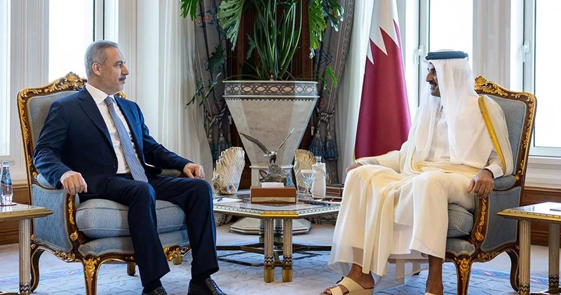 Bakan Fidan, Katar Emiri Al Thani tarafından kabul edildi