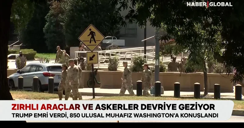 ABD Başkanı Trump emri verdi, zırhlı araçlar ve askerler devreye girecek