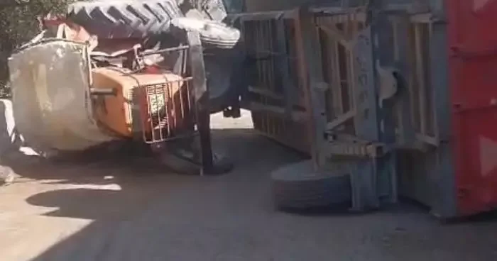 Kozan daki traktör kazasında 1 kişi yaralandı