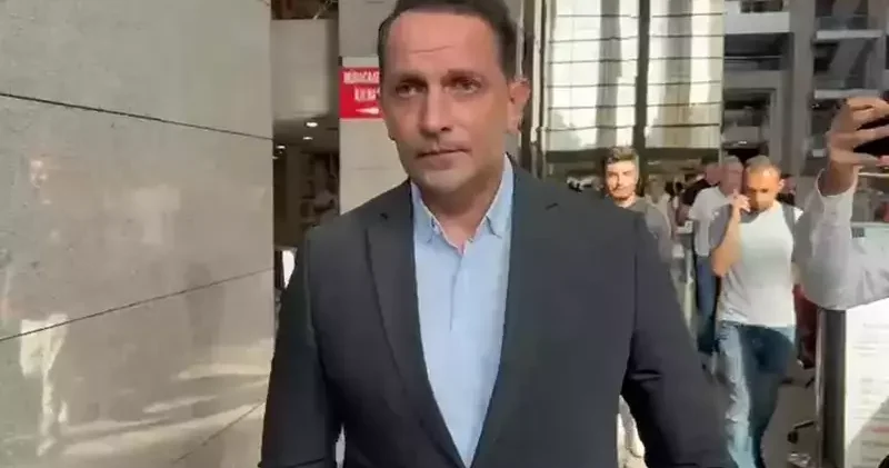 Mücahit Birinci şikayetçi olmak üzere adliyeye geldi