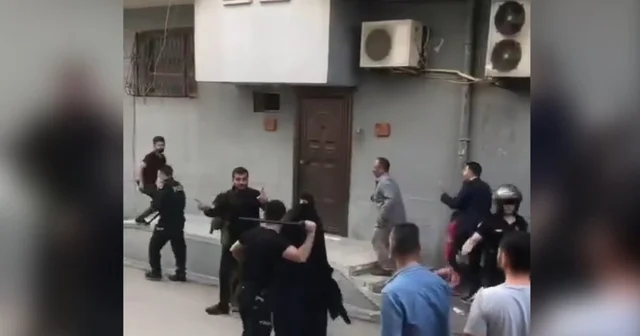 Komşu kavgasına polis, biber gazıyla müdahale etti Şanlıurfa Haberleri