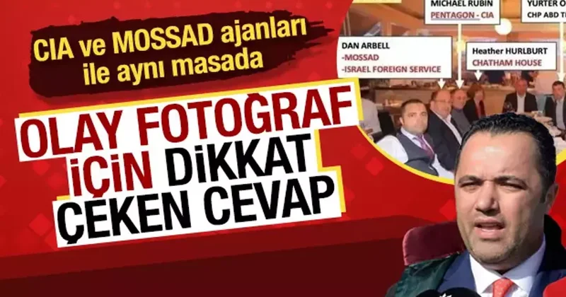 CIA ve MOSSAD ajanları ile aynı masada: Savcının sorusuna olay fotoğraf için cevap