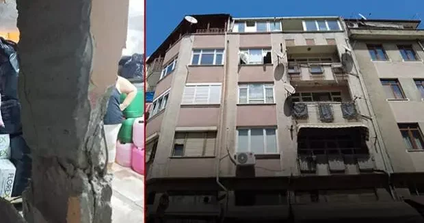 Edirne haberleri İddialar can alır cinsten! Kolonları patlayan 52 yıllık bina tahliye ediliyor 14 Ağustos 2025