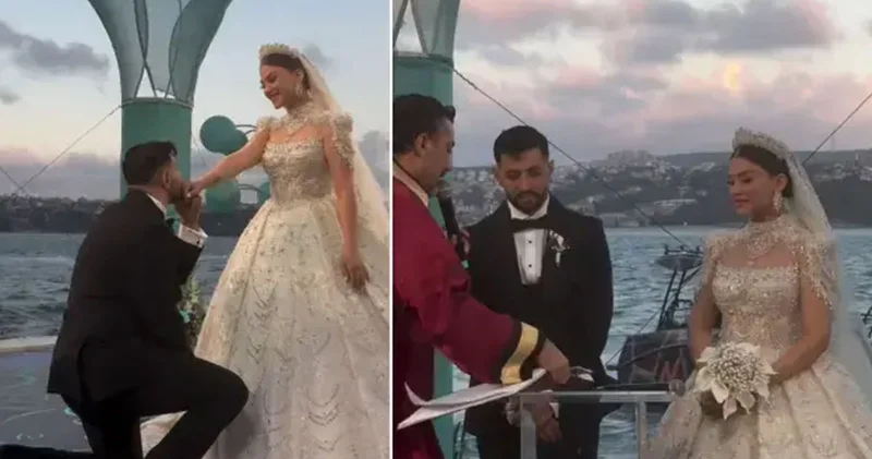 Ünlü şarkıcı Burak Bulut ile Eda Sakız evlendi!