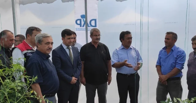 Akıncılar da Örtü Altı Yetiştiriciliği Projesi başladı Sivas Haberleri