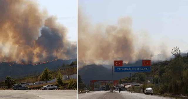 Alevler sınırı aştı: Suriye’deki yangın Türkiye’ye sıçradı Hatay Haberleri