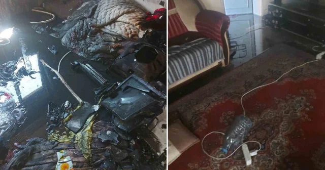 Elektrik sobasından yangın çıktı: Ev küle döndü Yozgat Haberleri