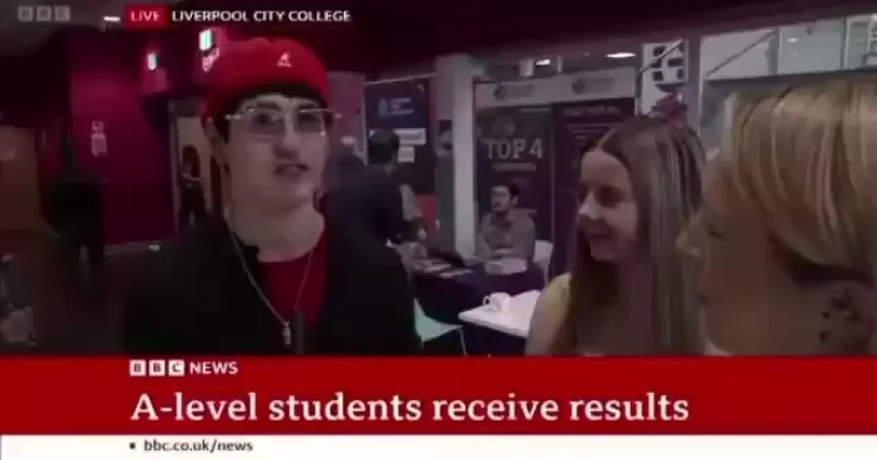 BBC ye canlı yayında soğuk duş! İngiliz liseli böyle haykırdı