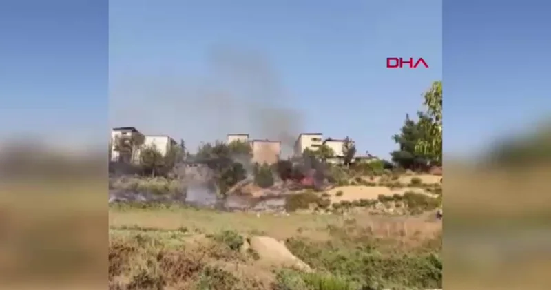 Adana yı panikleten yangın! Evler tahliye edildi