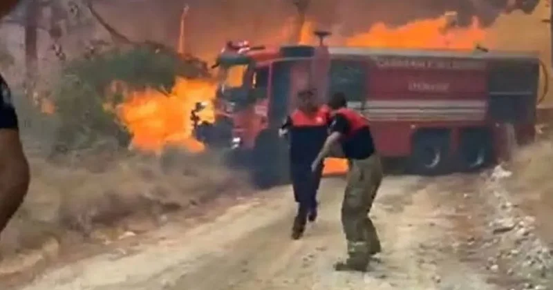 SON DAKİKA Çanakkale deki yangında skandal! CHP li müdür 22 milyonluk itfaiye aracını kendi yaşadığı siteye sevk etti