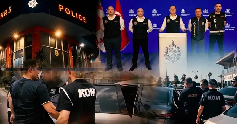 Gürcistan da Türk Polisi Üzerinden Suç Operasyonu