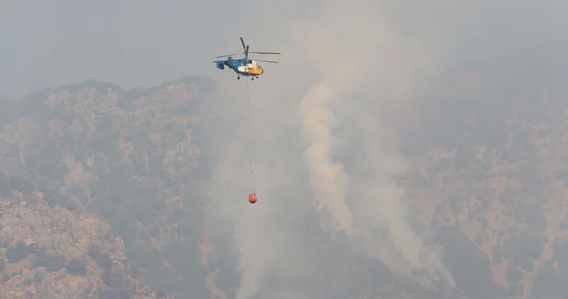 Hatay da dün akşam başlayan yangın sürüyor