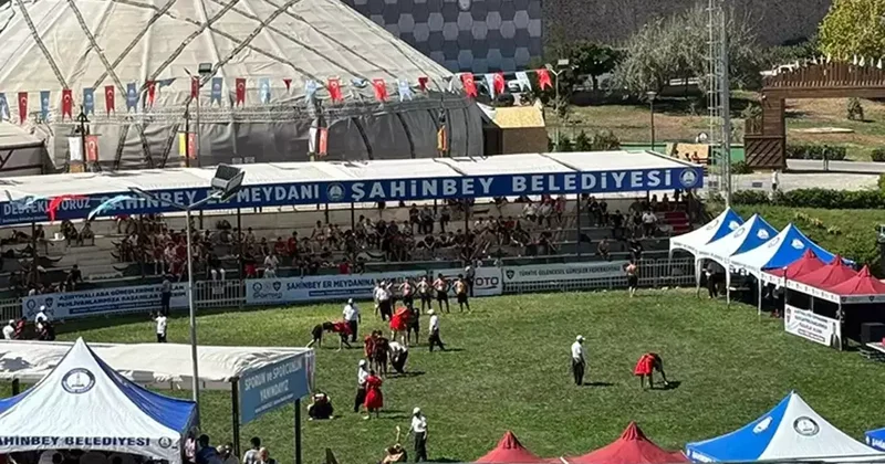 Gaziantep te geleneksel aşırtmalı aba güreşleri heyecanı başladı Spor Haberleri