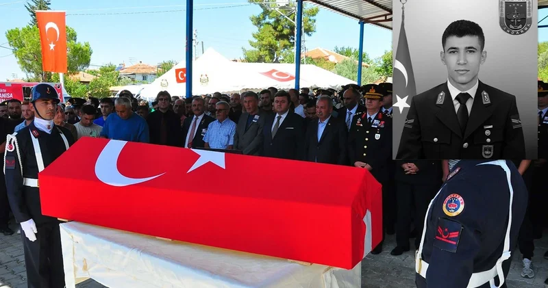 Kazada şehit olan Uzman Çavuş Yücel Yeşil, son yolculuğuna uğurlandı