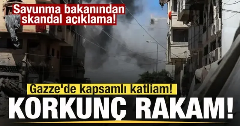 Gazze de kapsamlı katliam! Korkunç rakamlar! İsrail den skandal açıklama!