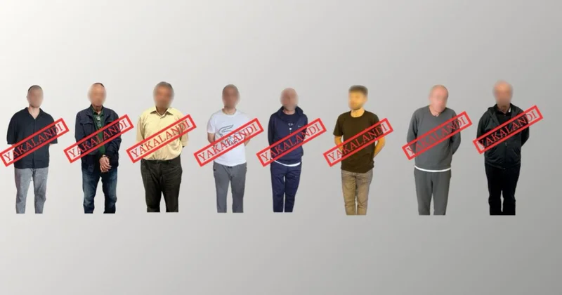 Kırmızı bültenle ve ulusal seviyede aranan 8 suçlu Türkiye ye getirildi