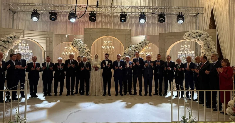 Yargı ve enerji dünyasını buluşturan düğün Son dakika haberleri