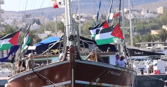 Küresel Sumud Filosu’na katılan 10 tekne daha Gazze ye doğru yola çıktı VİDEO İZLE