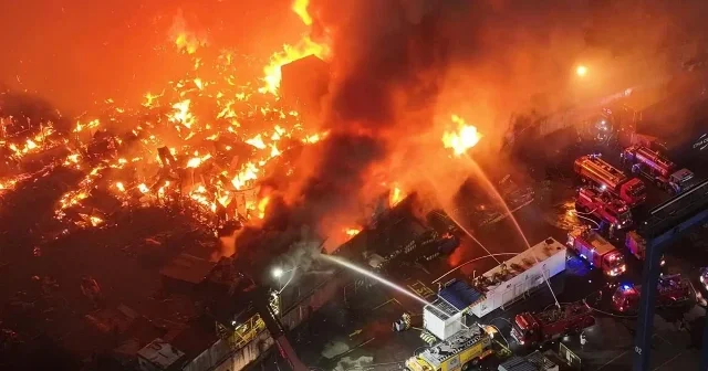 Filipinler’deki devasa yangında yüzlerce aile evsiz kaldı VİDEO İZLE