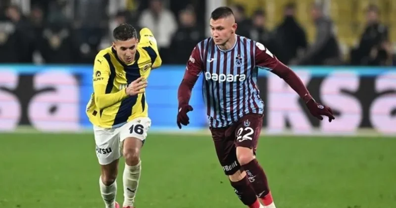 Süper Lig’de dev kapışma! İşte Fenerbahçe Trabzonspor maçının muhtemel 11’leri...