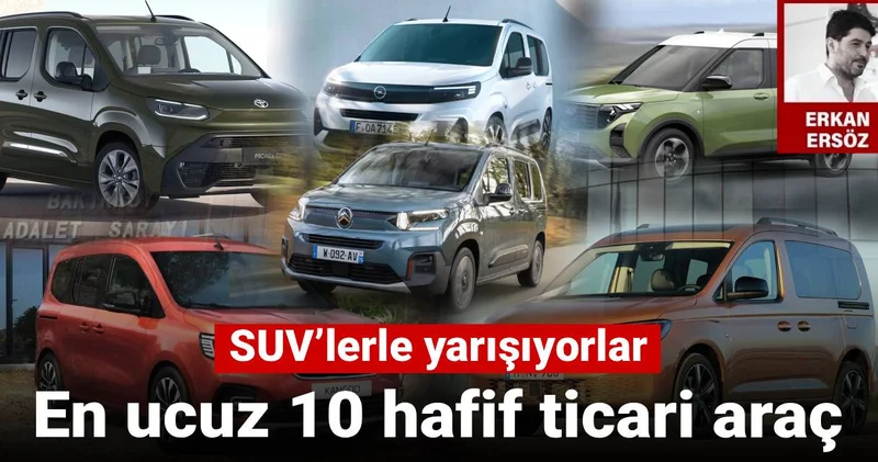 SUV’lerle yarışıyorlar: En ucuz 10 hafif ticari araç