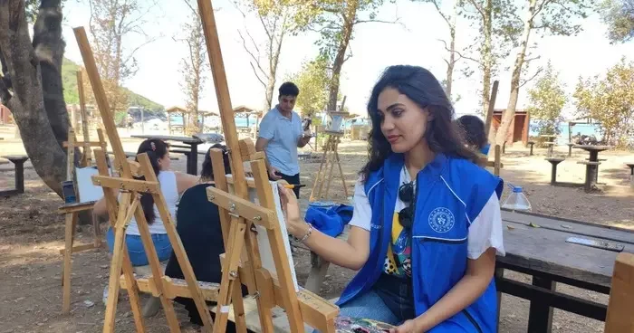 Gençler Milli Park’ta sanatla buluştu