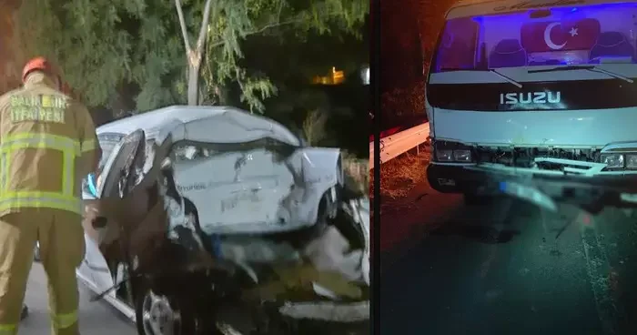 Susurluk’ta çift taraflı trafik kazası: 2 yaralı