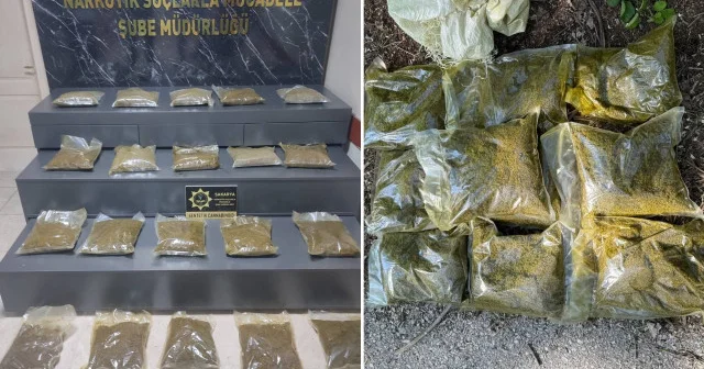 Sakarya da uyuşturucu operasyonu: 18 kilo 910 gram sentetik uyuşturucu ele geçirildi Sakarya Haberleri