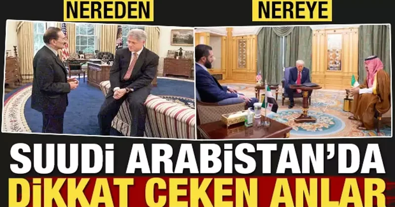 Suudi Arabistan da dikkat çeken anlar! Akıllara Clinton Ecevit geldi