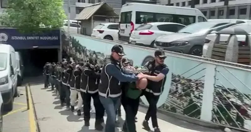 İstanbul da organize suç örgütü üyelerine operasyon: 104 gözaltı