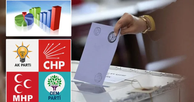 Son seçim anketinde çarpıcı sonuçlar: Bu pazar seçim olsa hangi partiye oy verirsiniz? Politika Haberleri