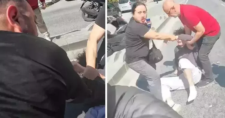 İstanbul da maganda dehşeti: Aracından inip yaya geçidindeki genci dövdü