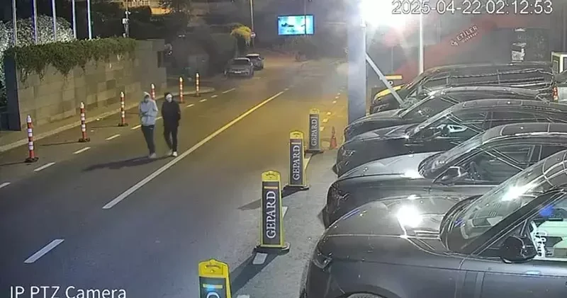 Beşiktaş ta haraç için oto galeriyi kurşunlayan 3 şüpheli yakalandı