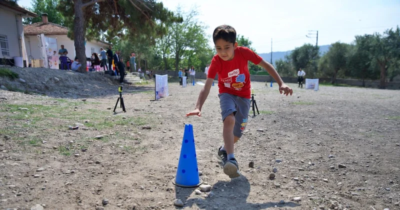 Köylerde yetenekli çocuklar sportif taramayla keşfediliyor