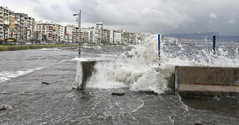 Meteoroloji den Ege Bölgesi için turuncu ve sarı kodlu uyarı