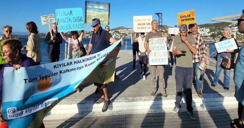 Ankaralı iş insanı halk plajını kapattı Bodrum ayağa kalktı Sözcü Gazetesi