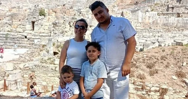 Eşi ve 2 çocuğunun ölümünden sorumlu tutuluyor! İtfaiyecinin şüpheli görüntüleri ortaya çıktı