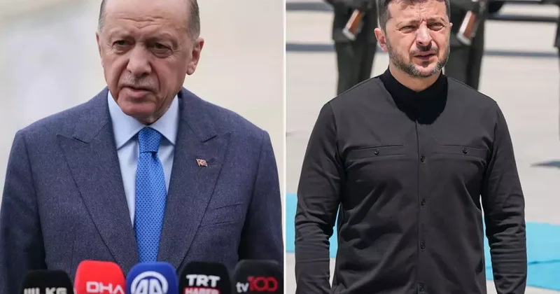 Cumhurbaşkanı Erdoğan ile Ukrayna lideri Zelenski arasındaki görüşme başladı