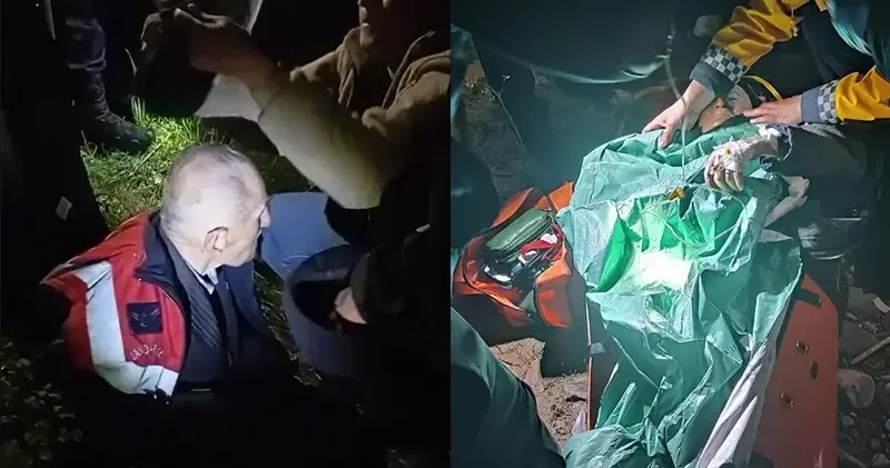 Kayıp olarak aranırken ormanda bulundu; jandarma üşümemesi için yelek ve beresini verdi