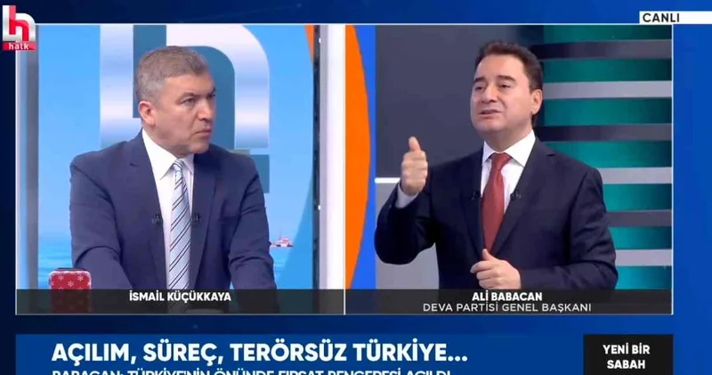 Ali Babacan: Bahçeli nin önünde iki dosya var