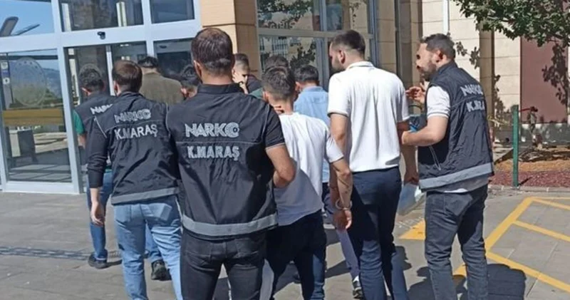 Kahramanmaraş ta uyuşturucu operasyonunda 13 şüpheli tutuklandı Güncel haberler