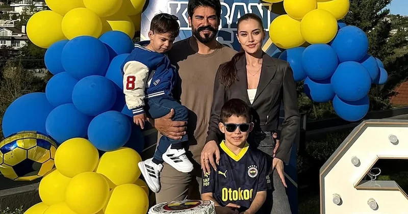 Fahriye Evcen ile Burak Özçivit in oğlu Karan 6 yaşında Sözcü Gazetesi