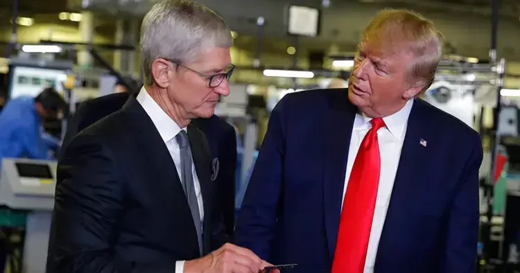 Trump tan Apple CEO suna sert sözler: Sana gerçekten iyi davrandık