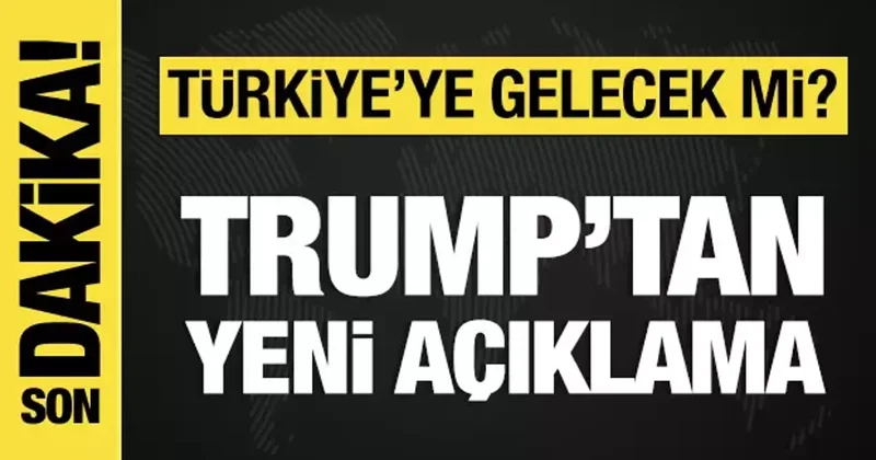 Trump tan yeni açıklama: Gideceğim yer belli değil!