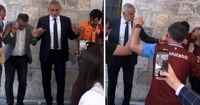 TFF Başkanı Hacıosmanoğlu nun horon teptiği anlar